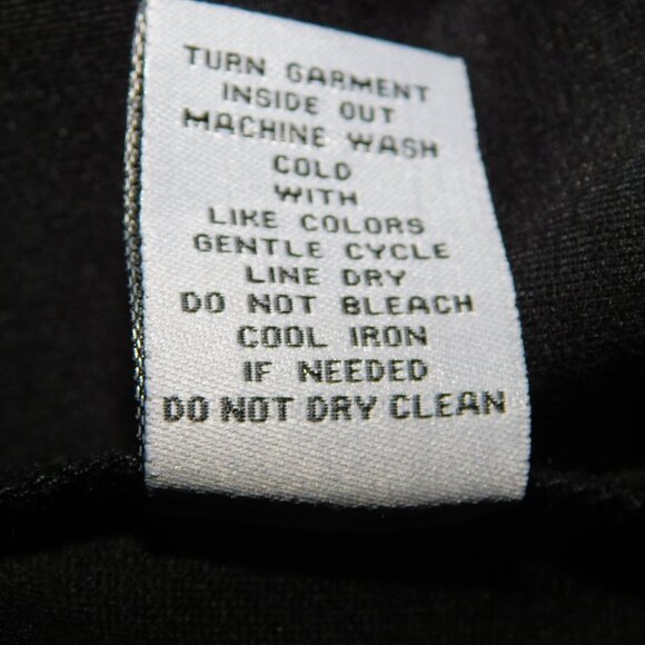 LIV by Habitat Womens Small Black Ponte Knit BROOKLYN Asymmetrical Vest - Picture 8 of 11